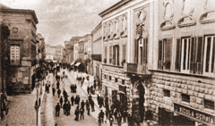Corso Garibaldi: Palazzo Gentile (sulla destra)