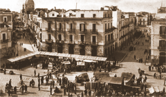Piazza Roma (ora Piazza Aldo Moro)