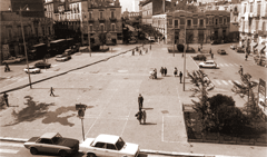 Piazza Roma (ora Piazza Aldo Moro)