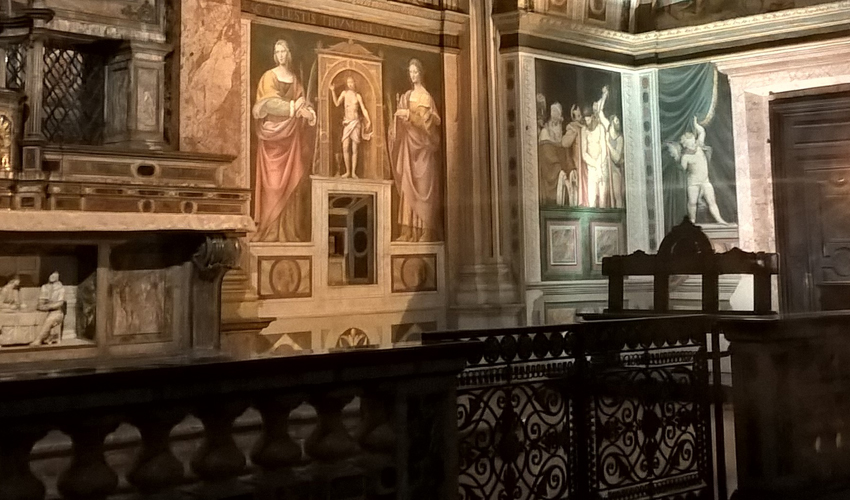 Chiesa di San Maurizio al Monastero Maggiore, affreschi