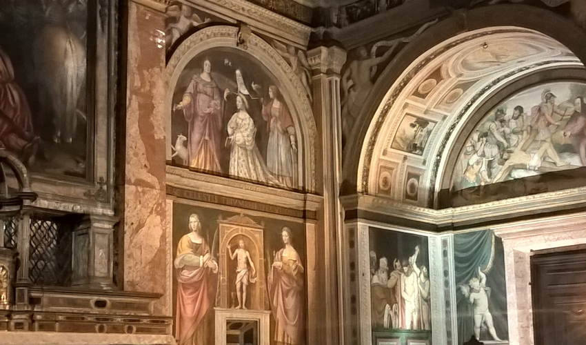 Chiesa di San Maurizio al Monastero Maggiore, affreschi
