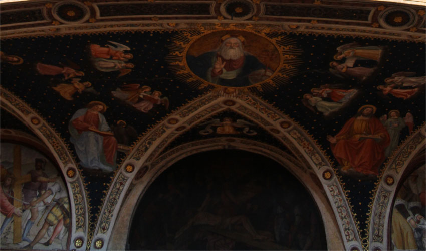 Chiesa di San Maurizio al Monastero Maggiore, dettaglio affresco